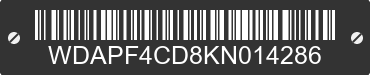 2019 MERCEDES-BENZ Sprinter WDAPF4CD8KN014286 VIN decoded