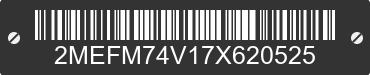 2007 MERCURY Grand Marquis 2MEFM74V17X620525 VIN decoded