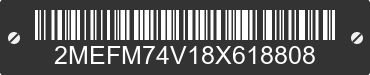 2008 MERCURY Grand Marquis 2MEFM74V18X618808 VIN decoded