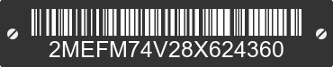 2008 MERCURY Grand Marquis 2MEFM74V28X624360 VIN decoded