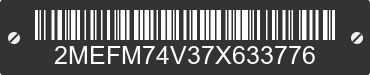 2007 MERCURY Grand Marquis 2MEFM74V37X633776 VIN decoded