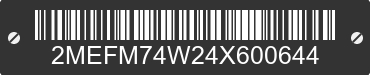 2004 MERCURY Grand Marquis 2MEFM74W24X600644 VIN decoded