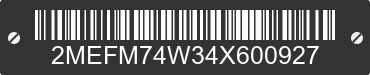 2004 MERCURY Grand Marquis 2MEFM74W34X600927 VIN decoded