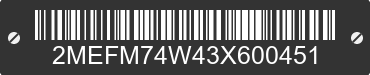 2003 MERCURY Grand Marquis 2MEFM74W43X600451 VIN decoded