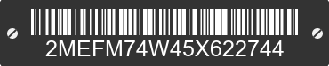 2005 MERCURY Grand Marquis 2MEFM74W45X622744 VIN decoded