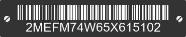 2005 MERCURY Grand Marquis 2MEFM74W65X615102 VIN decoded