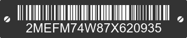 2007 MERCURY Grand Marquis 2MEFM74W87X620935 VIN decoded