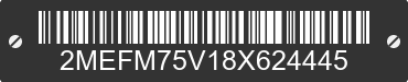 2008 MERCURY Grand Marquis 2MEFM75V18X624445 VIN decoded
