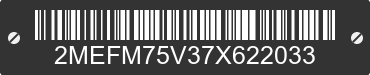 2007 MERCURY Grand Marquis 2MEFM75V37X622033 VIN decoded