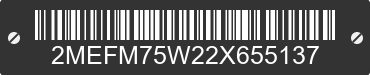 2002 MERCURY Grand Marquis 2MEFM75W22X655137 VIN decoded