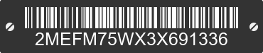 2003 MERCURY Grand Marquis 2MEFM75WX3X691336 VIN decoded