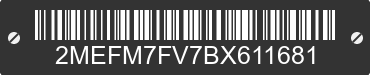 2011 MERCURY Grand Marquis 2MEFM7FV7BX611681 VIN decoded