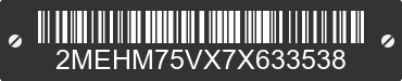 2007 MERCURY Grand Marquis 2MEHM75VX7X633538 VIN decoded