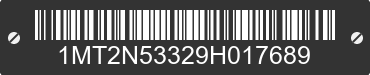 2009 MERRITT Merritt 1MT2N53329H017689 VIN decoded