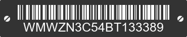 2011 MINI Cooper Convertible WMWZN3C54BT133389 VIN decoded