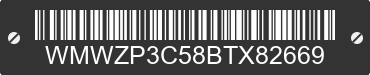 2011 MINI Cooper Convertible WMWZP3C58BTX82669 VIN decoded