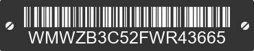 2015 MINI Countryman WMWZB3C52FWR43665 VIN decoded