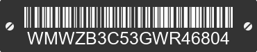 2016 MINI Countryman WMWZB3C53GWR46804 VIN decoded