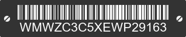 2014 MINI Countryman WMWZC3C5XEWP29163 VIN decoded