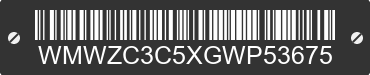 2016 MINI Countryman WMWZC3C5XGWP53675 VIN decoded