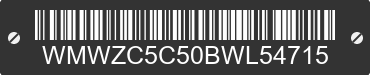 2011 MINI Countryman WMWZC5C50BWL54715 VIN decoded