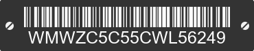 2012 MINI Countryman WMWZC5C55CWL56249 VIN decoded