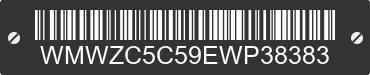2014 MINI Countryman WMWZC5C59EWP38383 VIN decoded