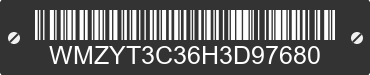 2017 MINI Countryman WMZYT3C36H3D97680 VIN decoded