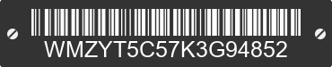 2019 MINI Countryman WMZYT5C57K3G94852 VIN decoded