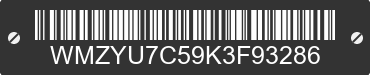 2019 MINI Countryman WMZYU7C59K3F93286 VIN decoded