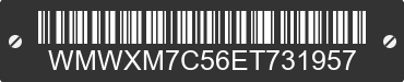 2014 MINI Hardtop WMWXM7C56ET731957 VIN decoded