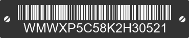 2019 MINI Hardtop WMWXP5C58K2H30521 VIN decoded