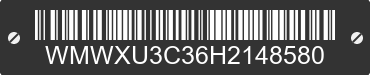 2017 MINI Hardtop WMWXU3C36H2148580 VIN decoded