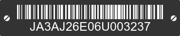 2006 MITSUBISHI Lancer JA3AJ26E06U003237 VIN decoded