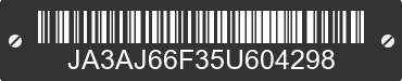 2005 MITSUBISHI Lancer JA3AJ66F35U604298 VIN decoded