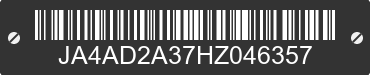2017 MITSUBISHI Outlander JA4AD2A37HZ046357 VIN decoded
