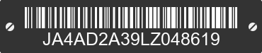 2020 MITSUBISHI Outlander JA4AD2A39LZ048619 VIN decoded