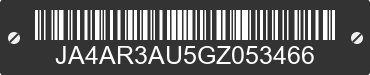 2016 MITSUBISHI Outlander JA4AR3AU5GZ053466 VIN decoded
