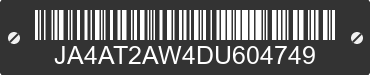 2013 MITSUBISHI Outlander JA4AT2AW4DU604749 VIN decoded