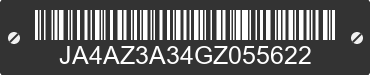 2016 MITSUBISHI Outlander JA4AZ3A34GZ055622 VIN decoded