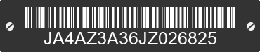 2018 MITSUBISHI Outlander JA4AZ3A36JZ026825 VIN decoded