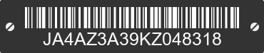 2019 MITSUBISHI Outlander JA4AZ3A39KZ048318 VIN decoded