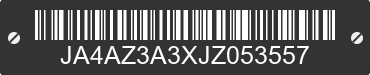2018 MITSUBISHI Outlander JA4AZ3A3XJZ053557 VIN decoded