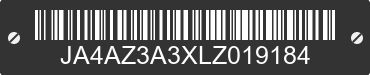 2020 MITSUBISHI Outlander JA4AZ3A3XLZ019184 VIN decoded