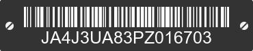 2023 MITSUBISHI Outlander JA4J3UA83PZ016703 VIN decoded
