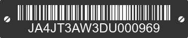 2013 MITSUBISHI Outlander JA4JT3AW3DU000969 VIN decoded