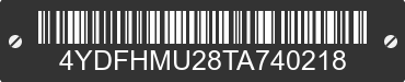 2026 MONTANA Montana 4YDFHMU28TA740218 VIN decoded