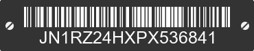 1993 NISSAN 300ZX JN1RZ24HXPX536841 VIN decoded