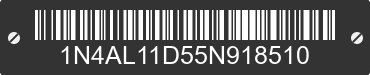 2005 NISSAN Altima 1N4AL11D55N918510 VIN decoded