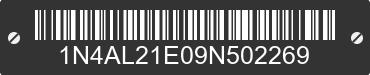 2009 NISSAN Altima 1N4AL21E09N502269 VIN decoded